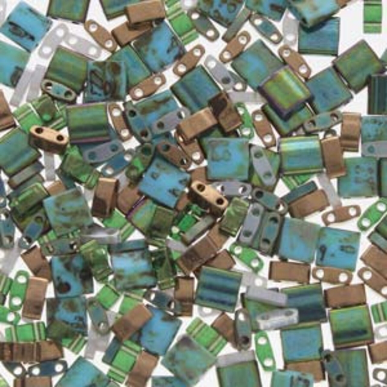 Miyuki Tila Bead Mix Earthly Treasure 7 grams